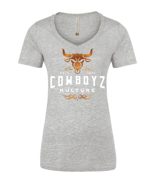 T-shirt Femme Col V