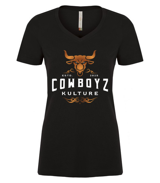 T-shirt V Femme Collection Origine Édition Blanc