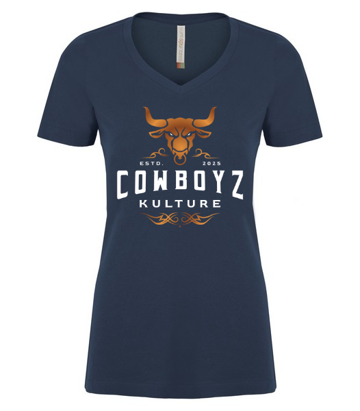 T-shirt V Femme Collection Origine Édition Blanc