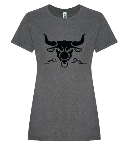 T-shirt femme Héritage Rodéo Édition Tête Noir